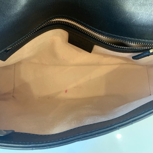 Gucci Black Gold Marmont Pearl Bag - Picture 7 of 8